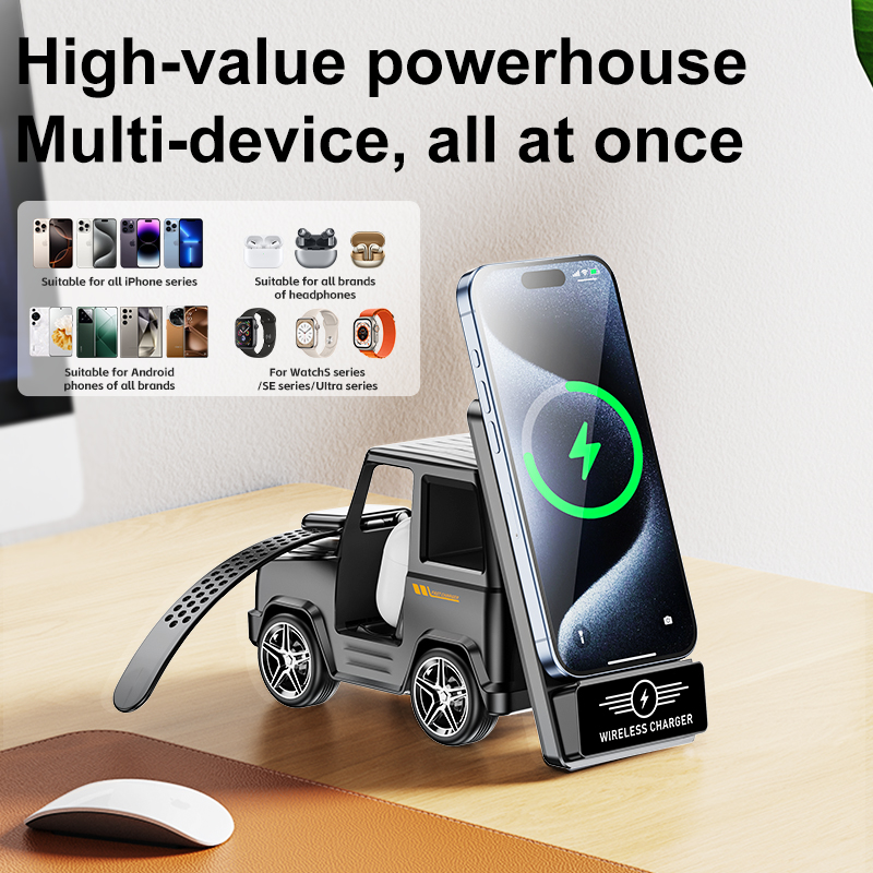 Smartwatch Watches For Iphone - Chargeur sans fil multifonctionnel 3 en
