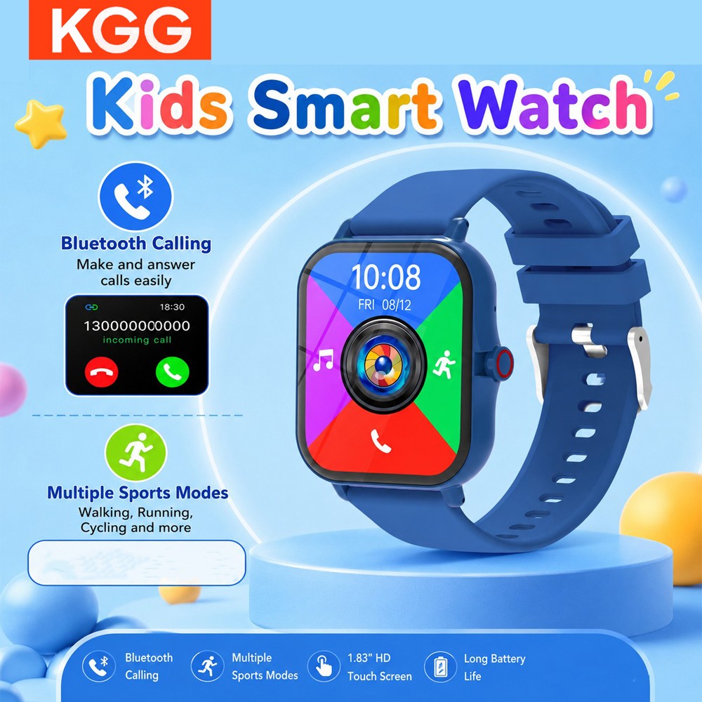 Smartwatch Watches For Kid Girl - Montre connectée pour enfants, écran HD