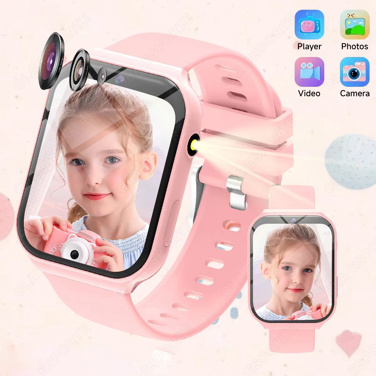 Smartwatch Watches Birthday Gift For Girls - Nouvelle Montre Connectée 2025 pour Enfants