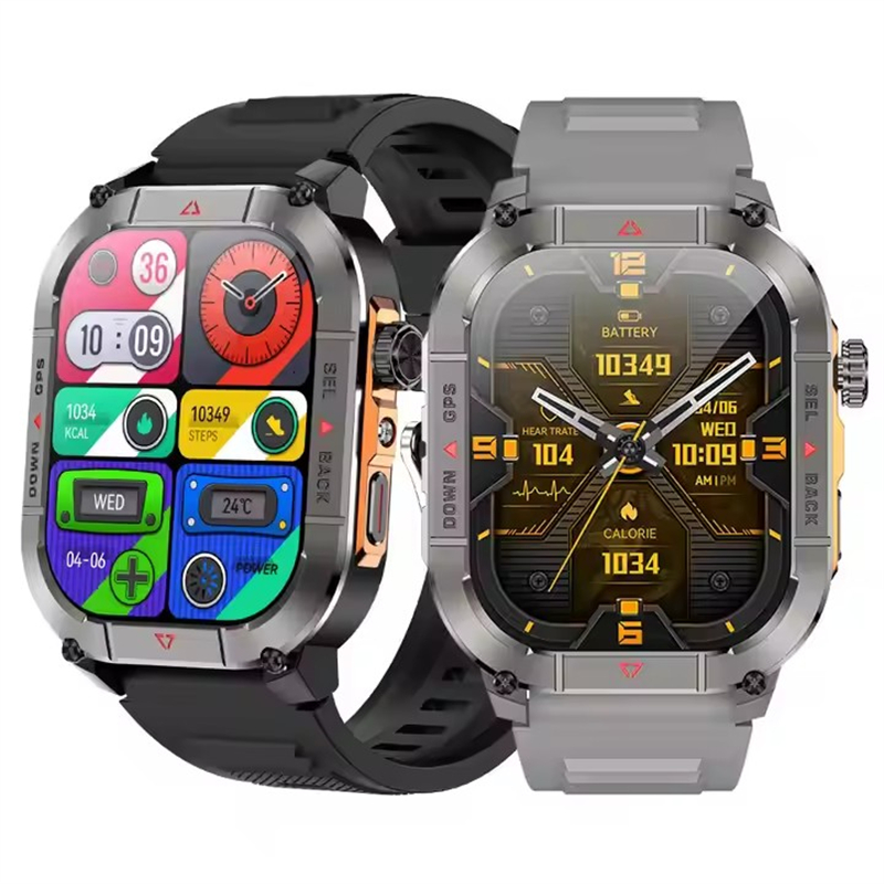 Smartwatch Watches For Men With Gps - Nouveau HK84 hommes montre intelligente AMOLED