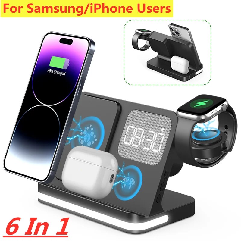 Smartwatch Watches For Iphone - Support de chargeur sans fil pour
