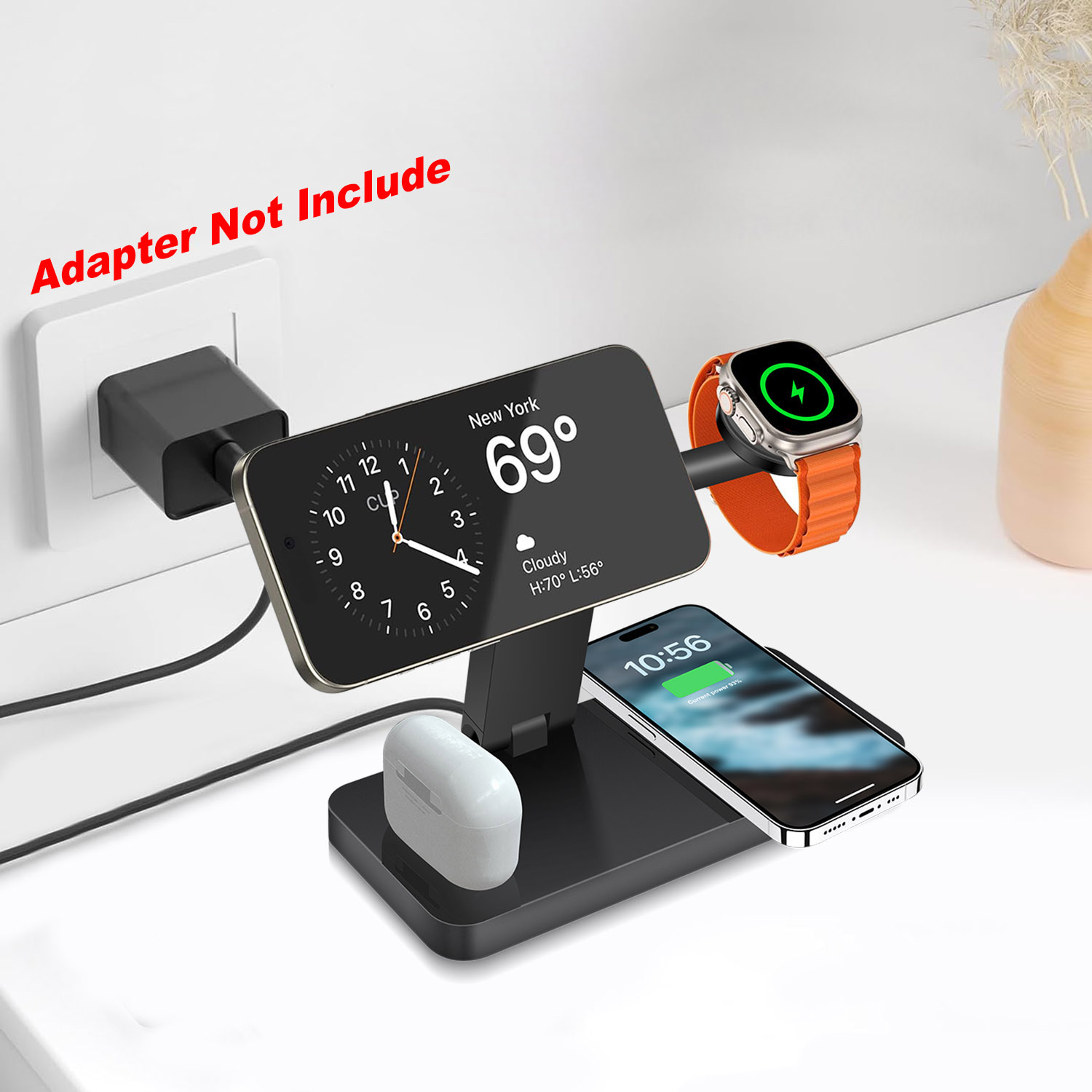 Smartwatch Watches For Iphone - Support de chargeur magnétique sans fil