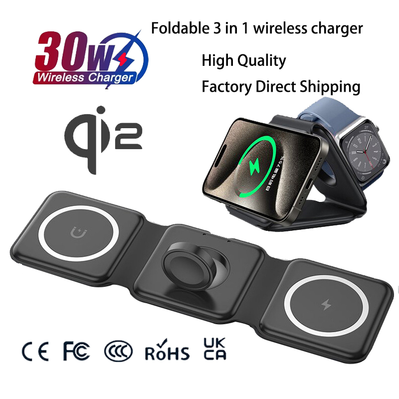 Smartwatch Watches Compatible With Iphone - Station de charge magnétique pliable universelle
