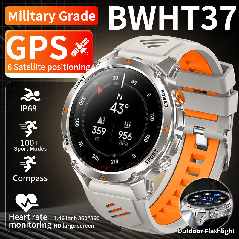 Smartwatch Watches Smart - LIGE robuste GPS piste montre intelligente