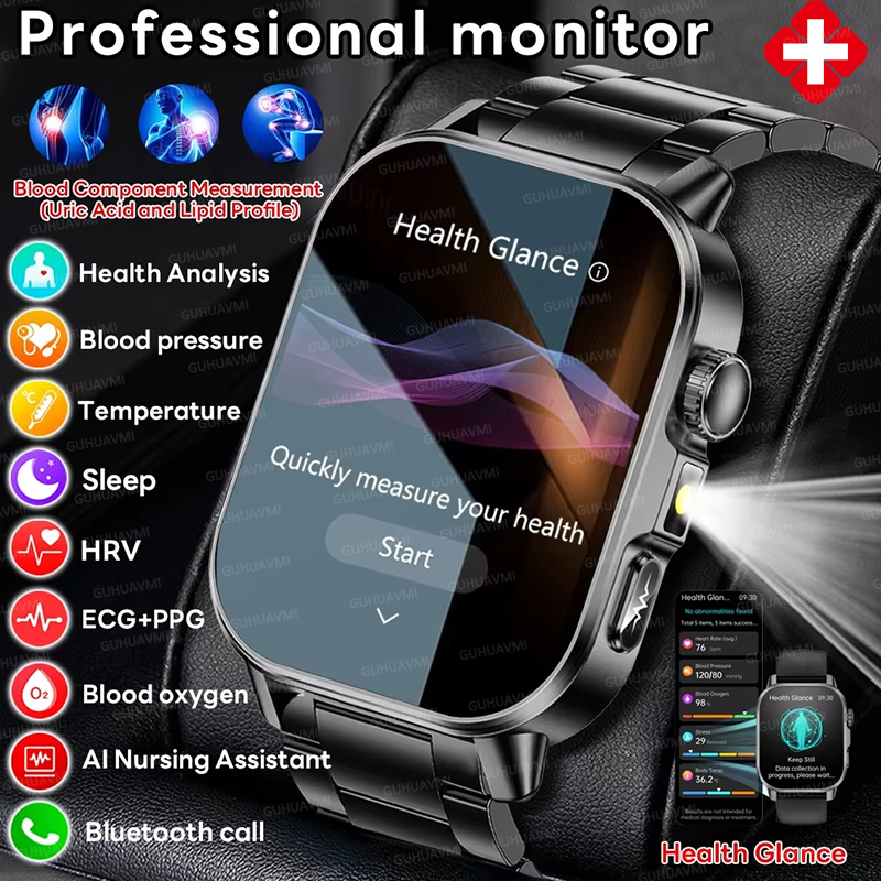 Smartwatch Health Watches For Men - Nouvelle montre connectée intelligente de qualité