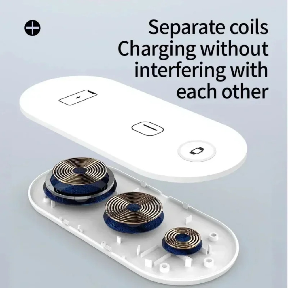 Smartwatch Watches Compatible With Iphone - Station de charge sans fil 3-en-1,