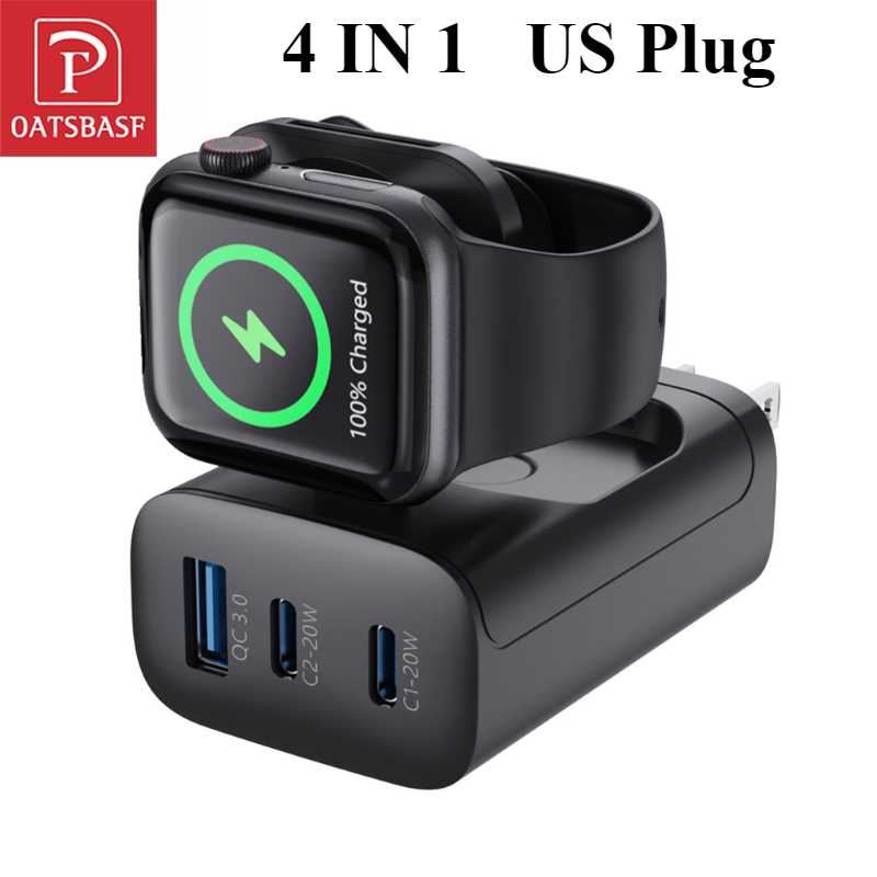Smartwatch Apple Watch - Oatsbasf-Adaptateur de chargeur sans fil magnétique