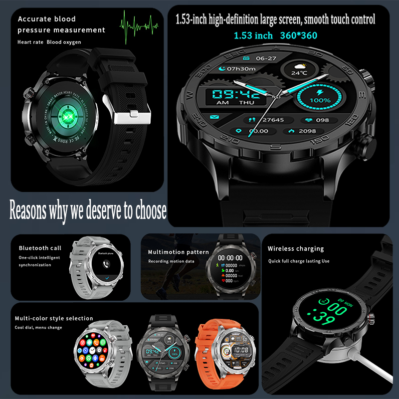 Nouvelle montre connectée GPS  - Smartwatch Watches For Men With Gps avis et prix