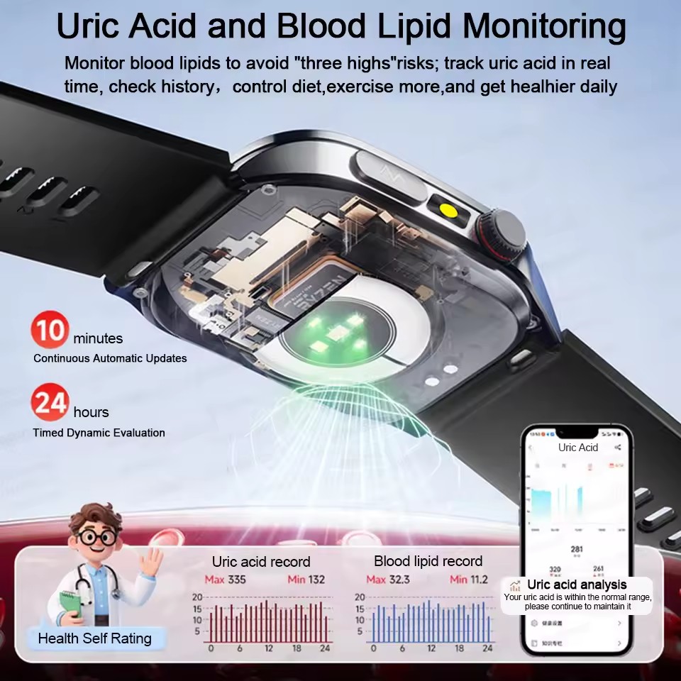 Montre connectée pour hommes,  - Smartwatch Health Watches For Men avis et prix
