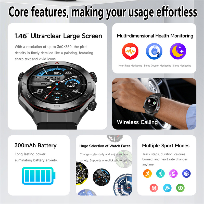 Nouvelle montre connectée GPS  - Smartwatch Watches For Men With Gps avis et prix