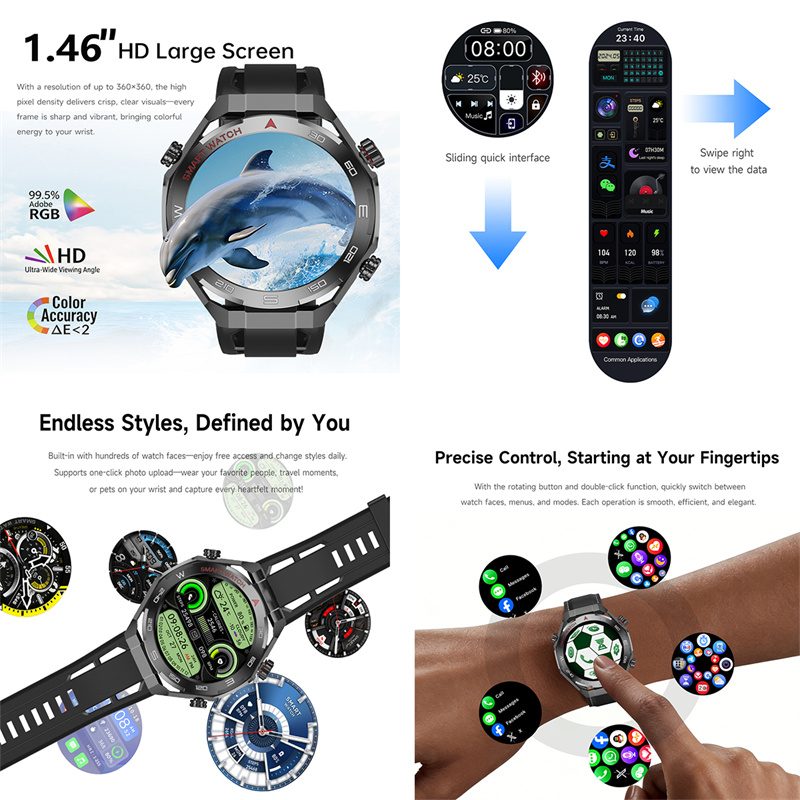 Nouvelle montre connectée GPS  - Smartwatch Watches For Men With Gps avis et prix