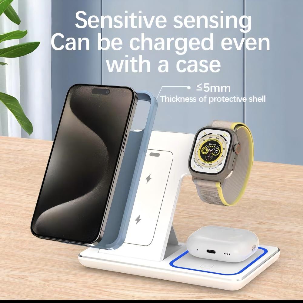 Support de chargeur sans fil 3 - Smartwatch Watches Compatible With Iphone avis et prix