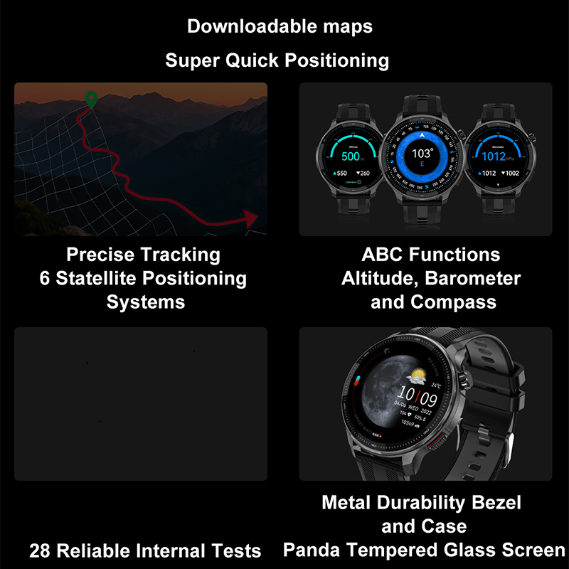 Nouvelle Montre Connectée GPS  - Smartwatch Watches For Men With Gps avis et prix