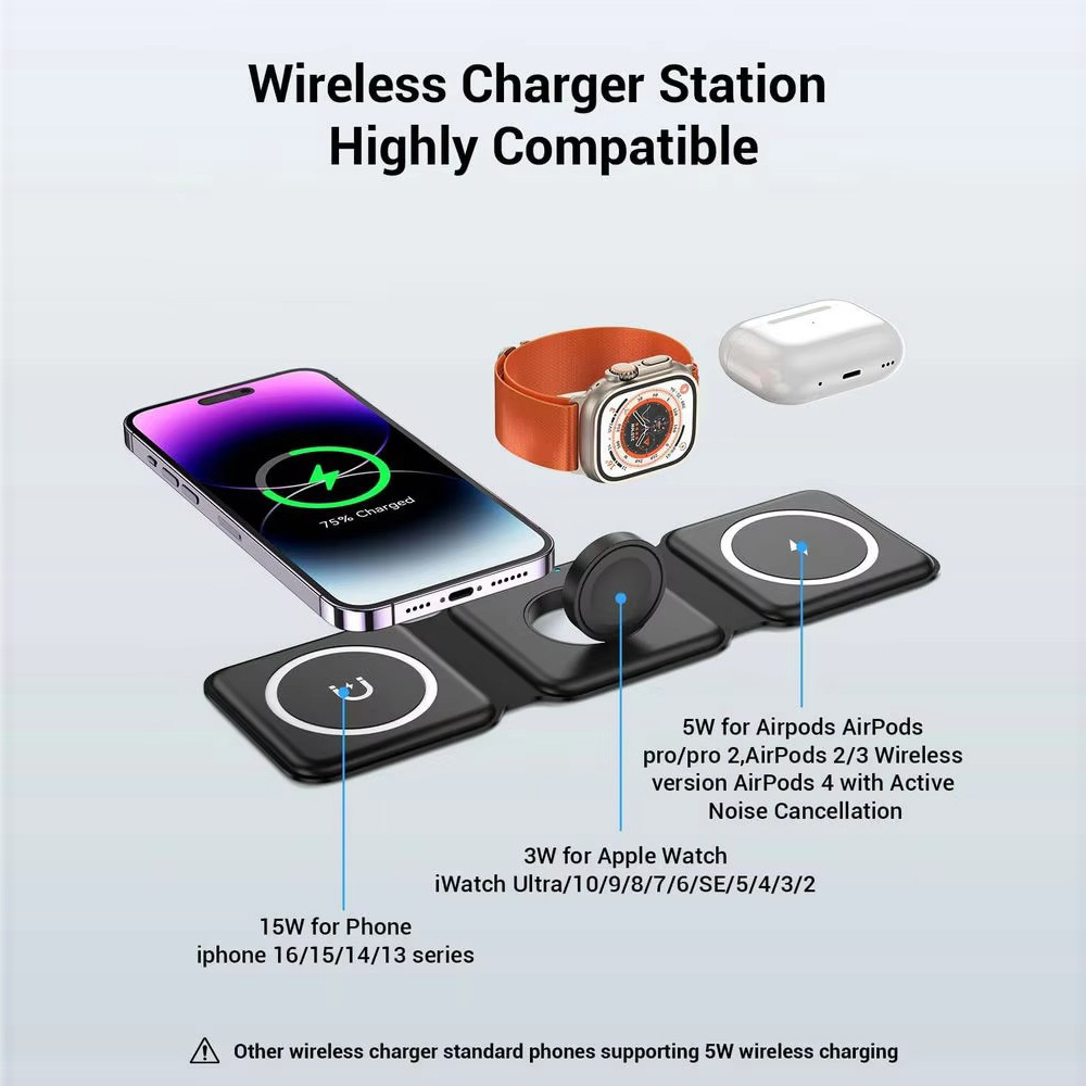 Chargeur sans fil pliable magn - Smartwatch Watches For Iphone avis et prix