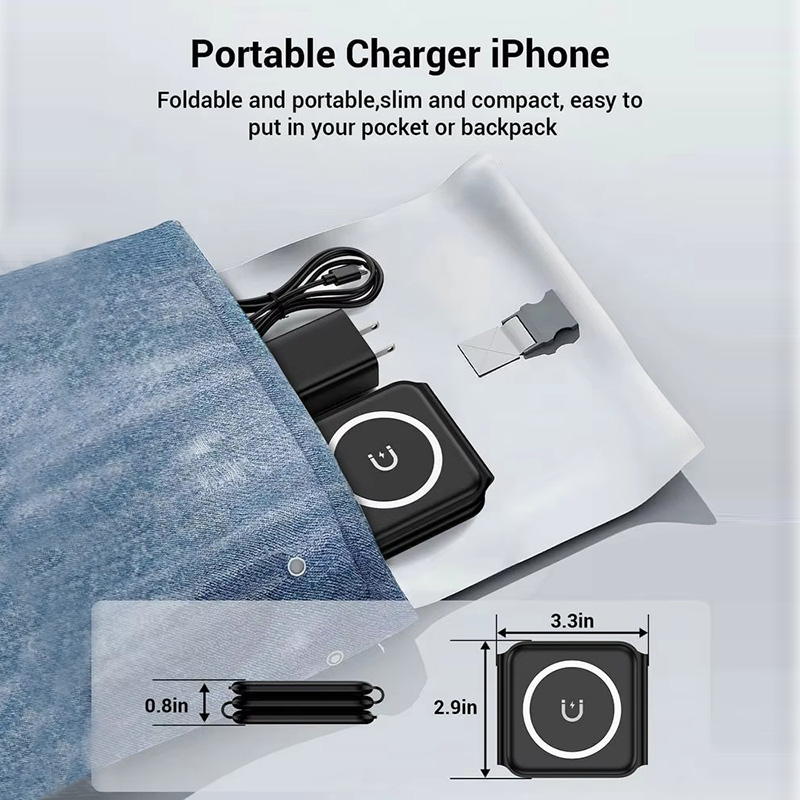 Chargeur sans fil pliable magn - Smartwatch Watches For Iphone avis et prix