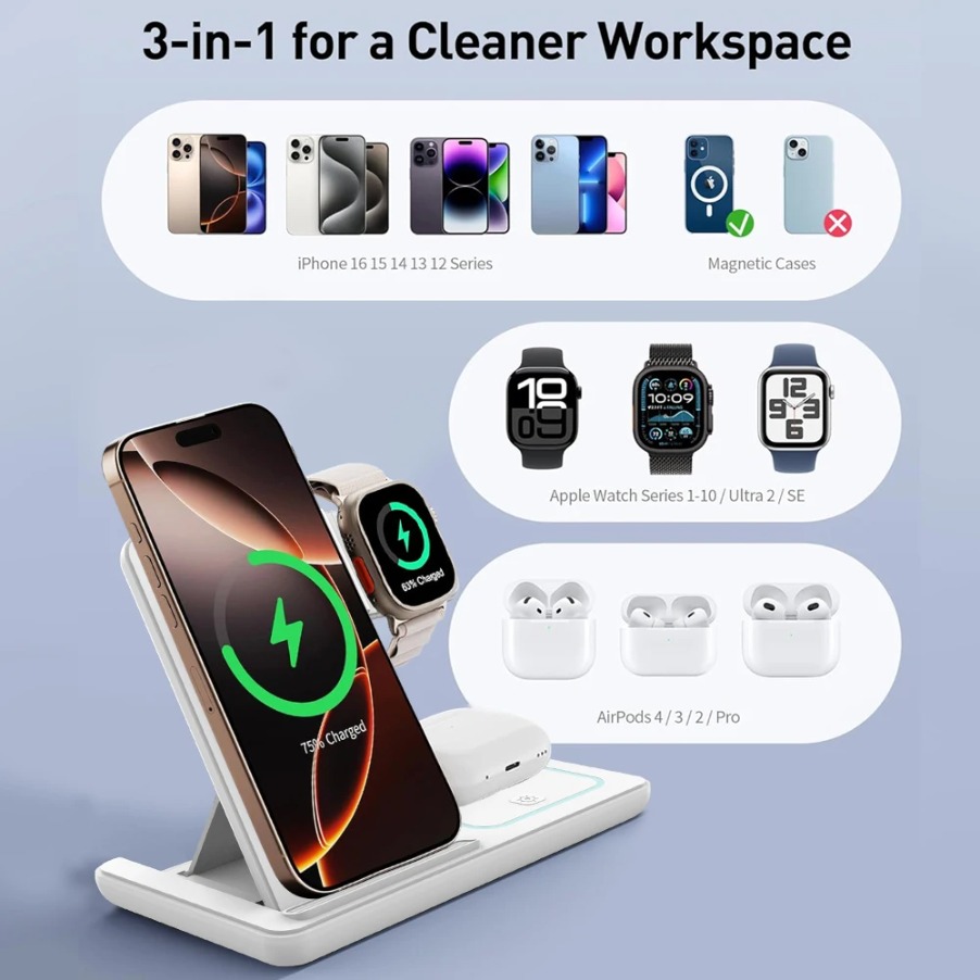Support de chargeur sans fil p - Smartwatch Watches For Iphone avis et prix