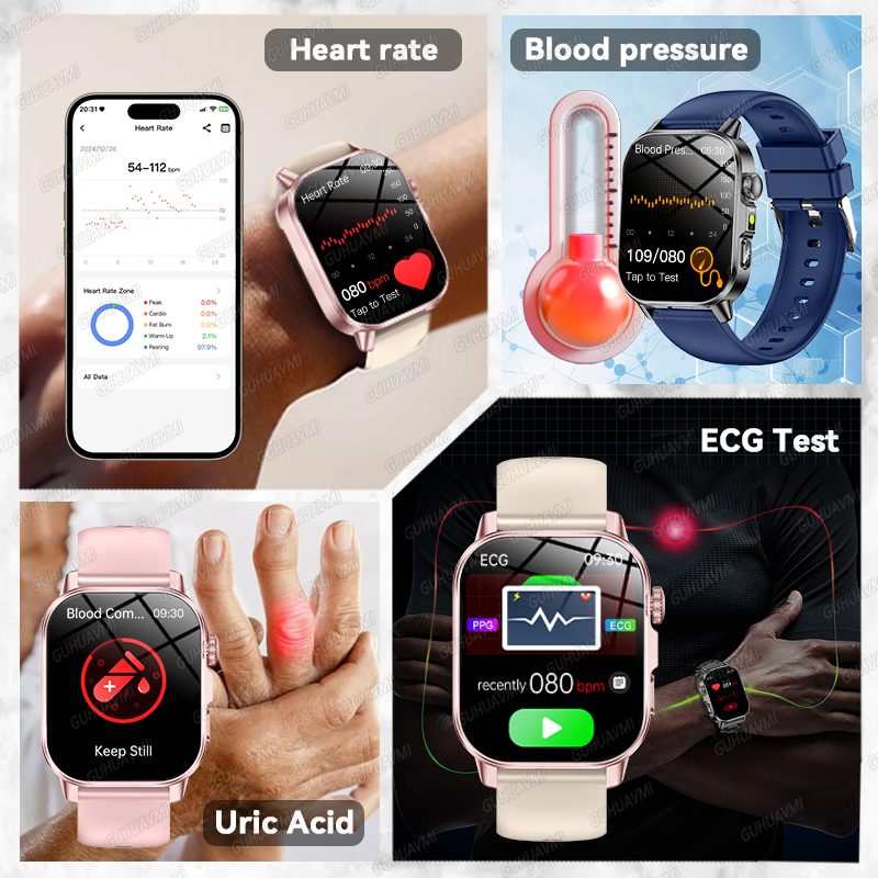Nouvelle montre connectée sant - Smartwatch Health Watches For Men avis et prix