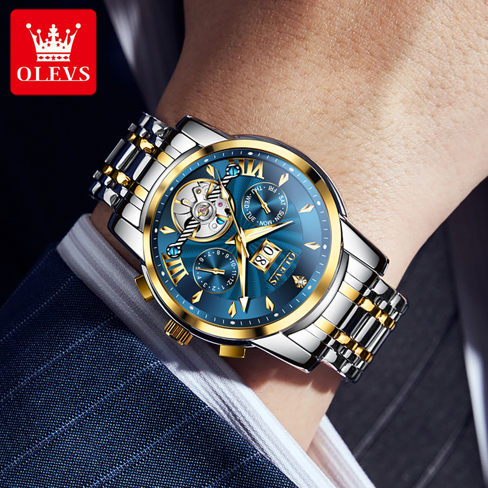 OLEVS hommes montres de luxe m - Anti-Magnetic Watch avis et prix