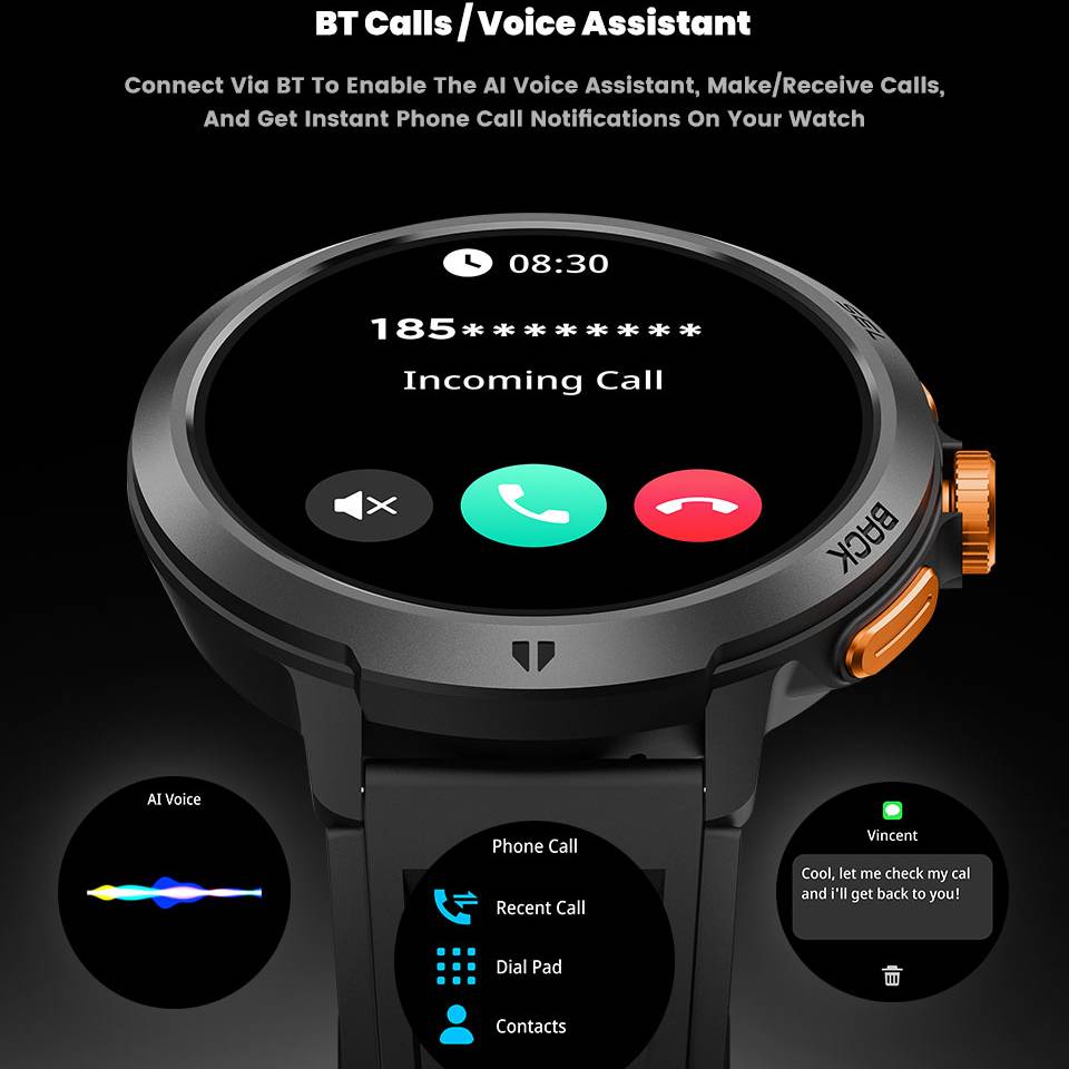 LEADOYS C33 montre intelligent - Smartwatch Health Watches For Men avis et prix