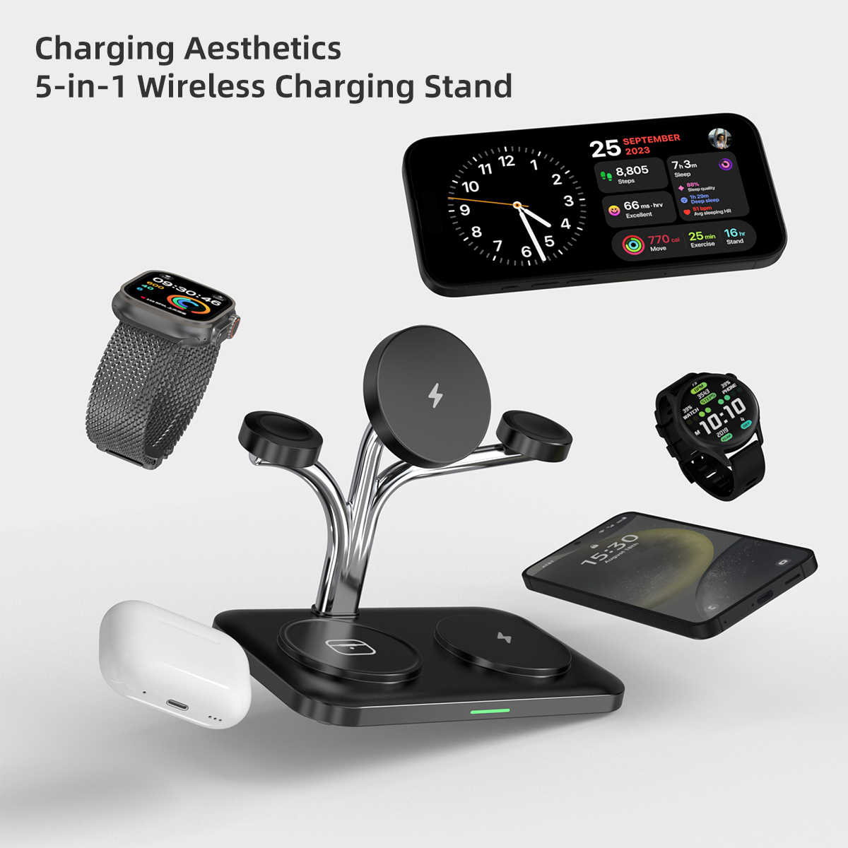 Chargeur magnétique sans fil 5 - Smartwatch Watches For Iphone avis et prix