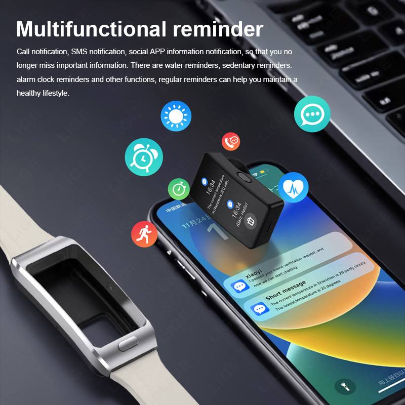 Montre connectée LIGE 2 en 1 p - Smartwatch Health Watches For Men avis et prix