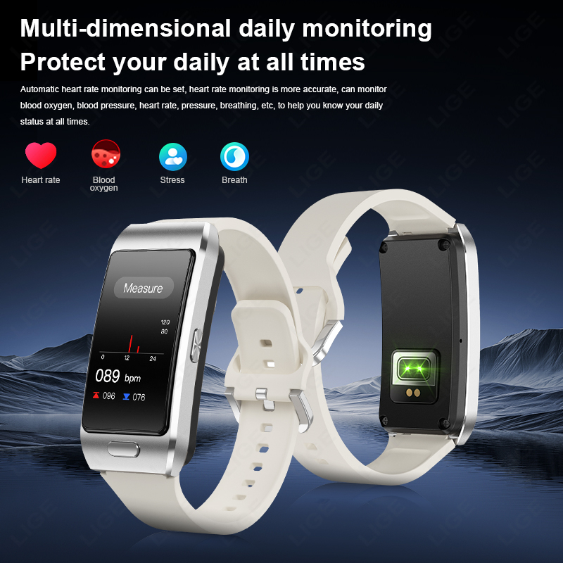 Montre connectée LIGE 2 en 1 p - Smartwatch Health Watches For Men avis et prix
